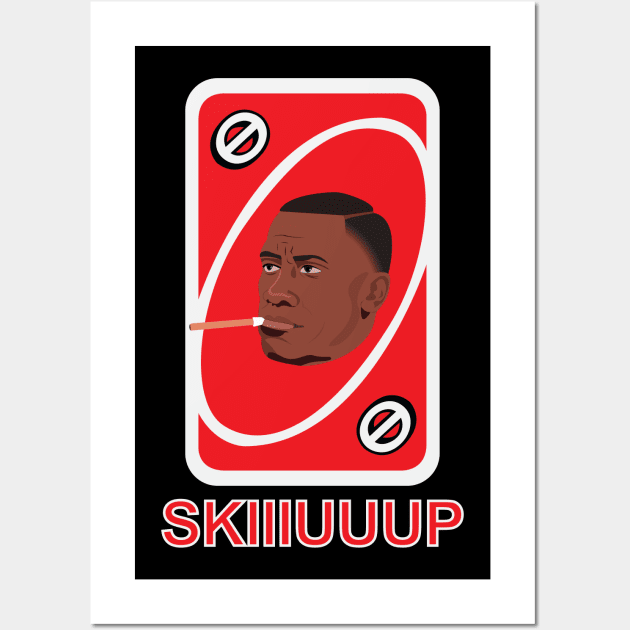 Shannon SKIIIUUUP Red Wall Art by Threetothadome